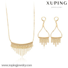 63609- Xuping Fashion 18K Gold Plated 2-PCS Jewelry Set